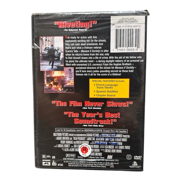 Dead Presidents DVD Widescreen format - sealed - Picture 2 of 2